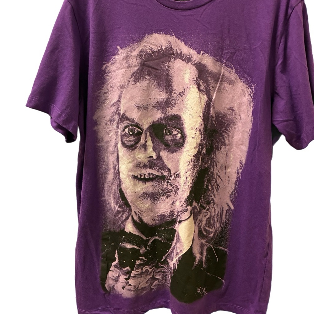 Beetle Juice Purple Graphic Tee
